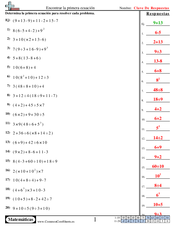  - encontrar-la-primera-ecuacion worksheet