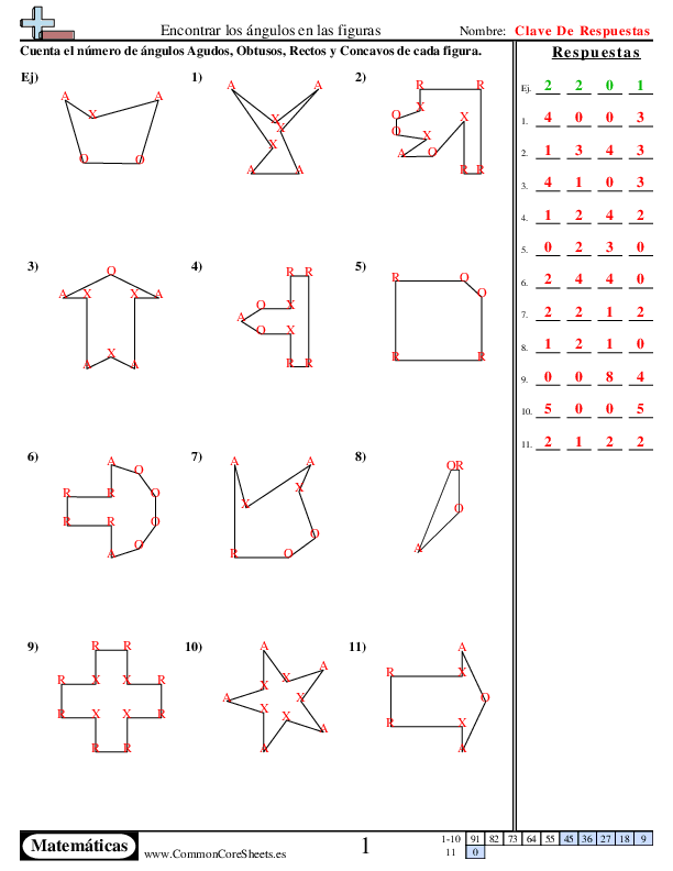  - encontrando-angulos-con-formas worksheet