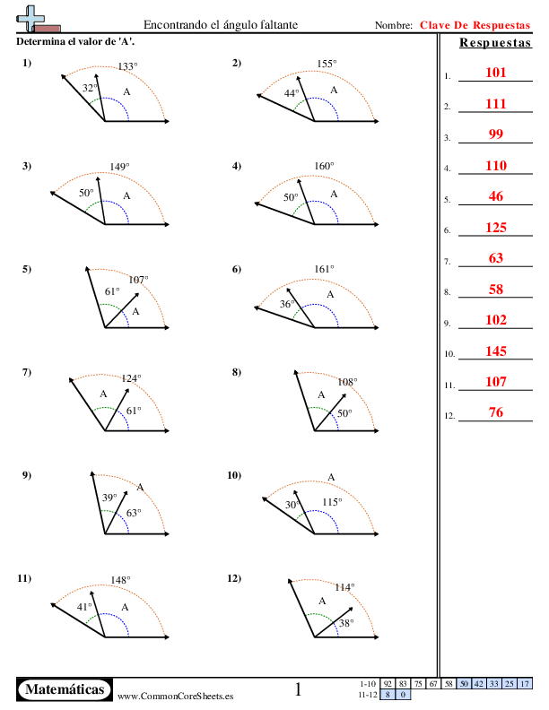  - encontrando-el-angulo-faltante worksheet