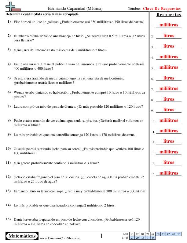  - 172 worksheet