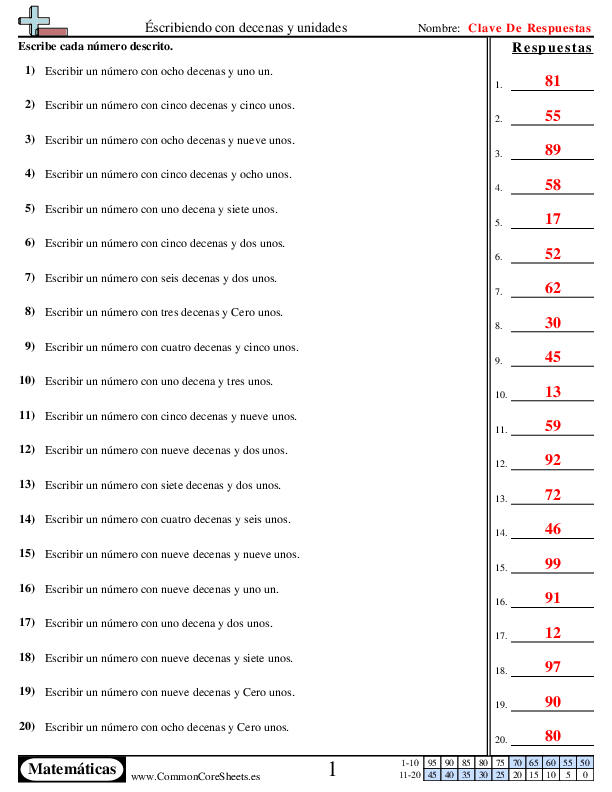  - escritura-con-decenas-y-unidades worksheet