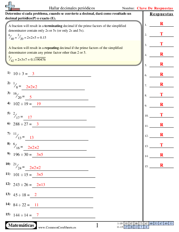  - hallar-decimales-periodicos worksheet