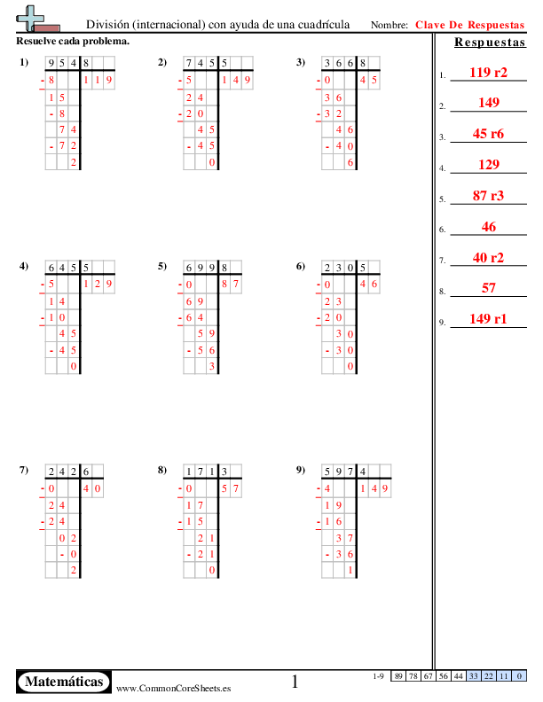  - division-internacional-con-ayuda-de-una-cuadricula worksheet