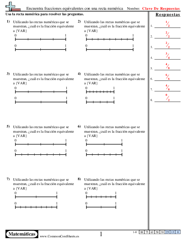  - fracciones-equivalentes-con-rectas-numericas worksheet