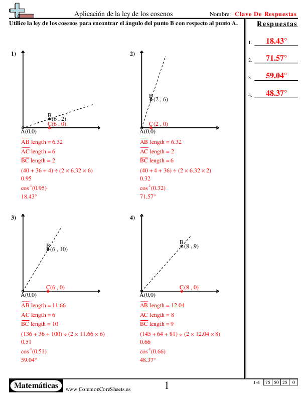  - aplicacion-de-la-ley-de-los-cosenos worksheet