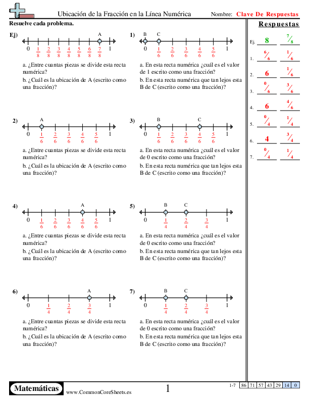 - determinar-el-valor-de-fracciones-en-una-recta-numerica worksheet