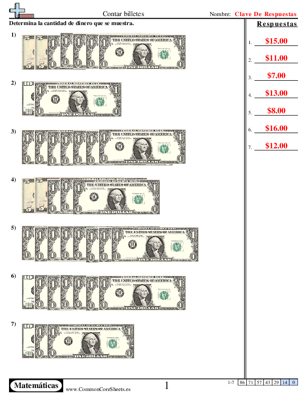  - contar-billetes worksheet