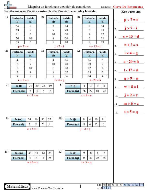  - 732 worksheet