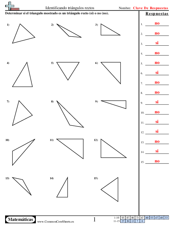  - identificando-triangulos-rectos worksheet