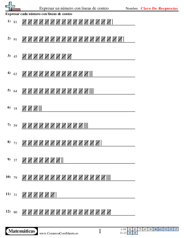  - expresar-un-numero-con-lineas-de-conteo worksheet