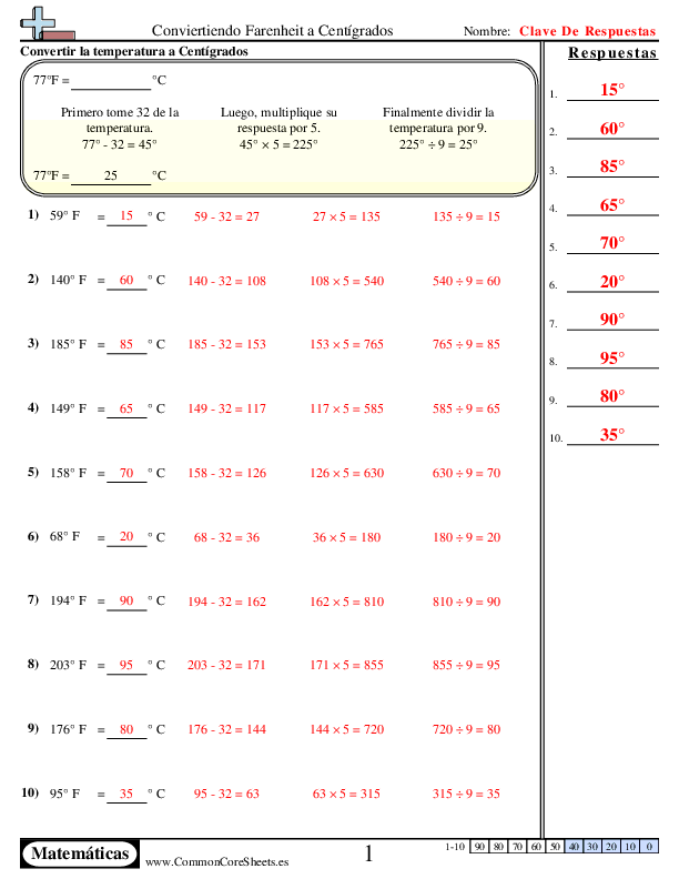  - fahrenheit-a-celsius worksheet