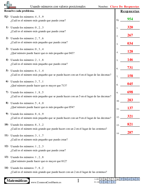  - using-number-with-place-values worksheet