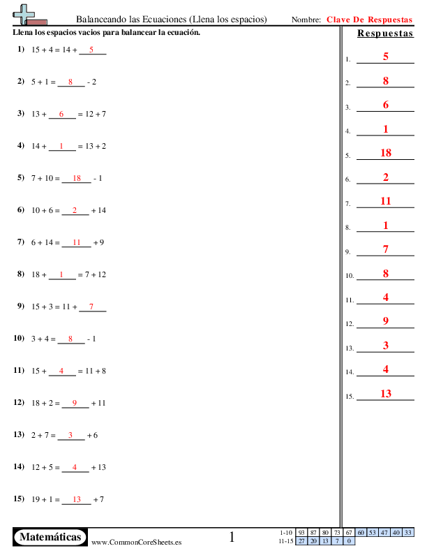  - suma-y-resta-llene-el-espacio worksheet