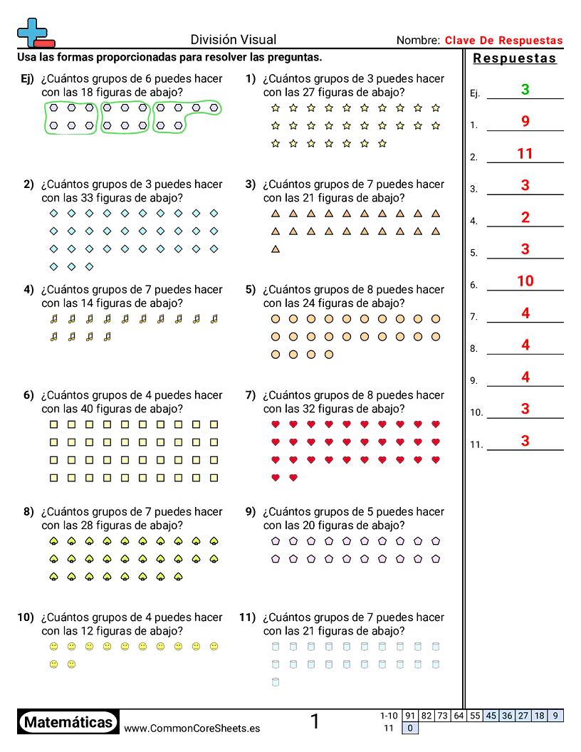 Ejercicios  de división - sin-residuo worksheet
