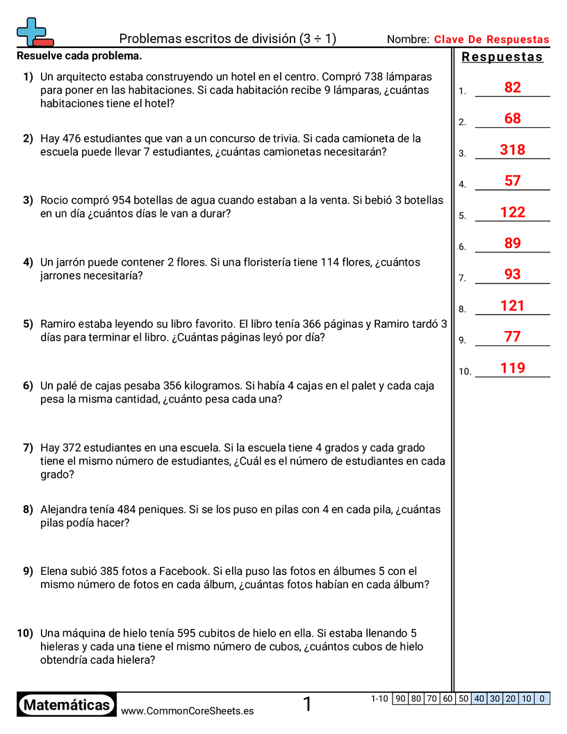 Ejercicios  de división - 3-d-1-sin-residuo worksheet