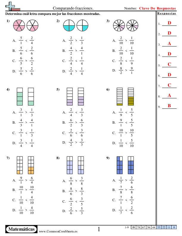  - comparar-fracciones worksheet