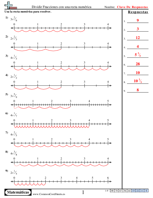  - division-de-fracciones-con-una-recta-numerica worksheet