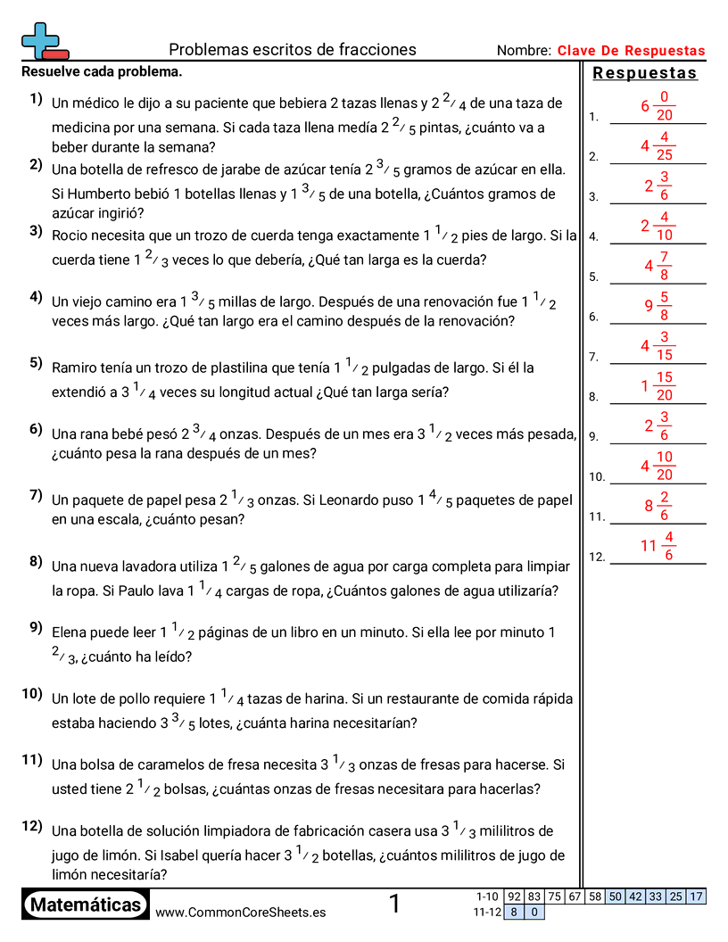 Ejercicios  de fracciones - multiplicar-fracciones worksheet