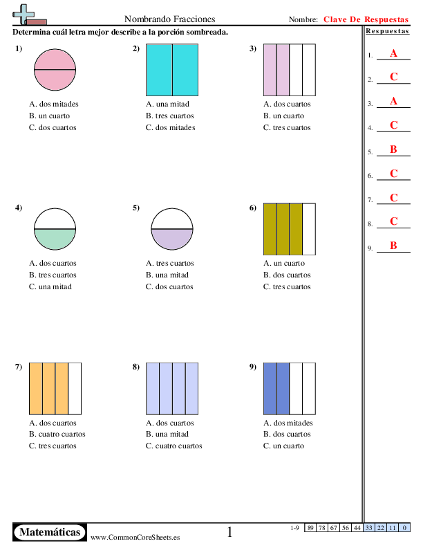  - nombrar-fracciones worksheet