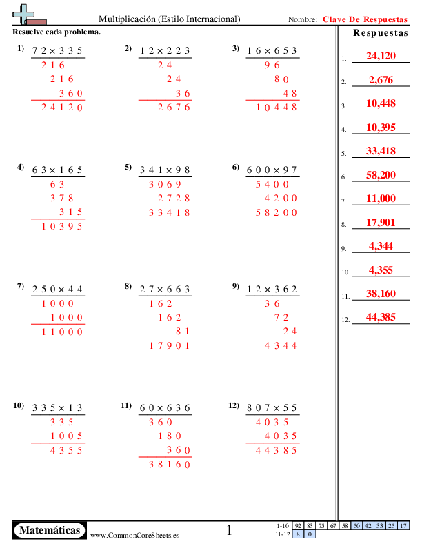  - multiplicacion-estilo-internacional worksheet