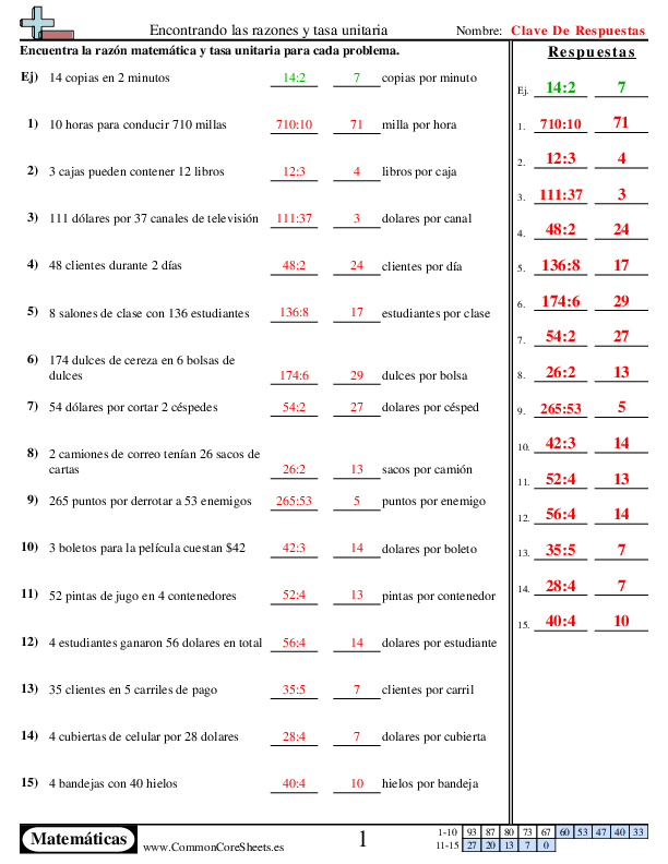  - 820 worksheet