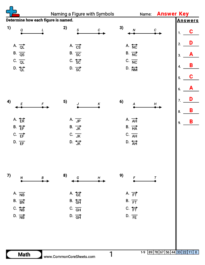 Related worksheet