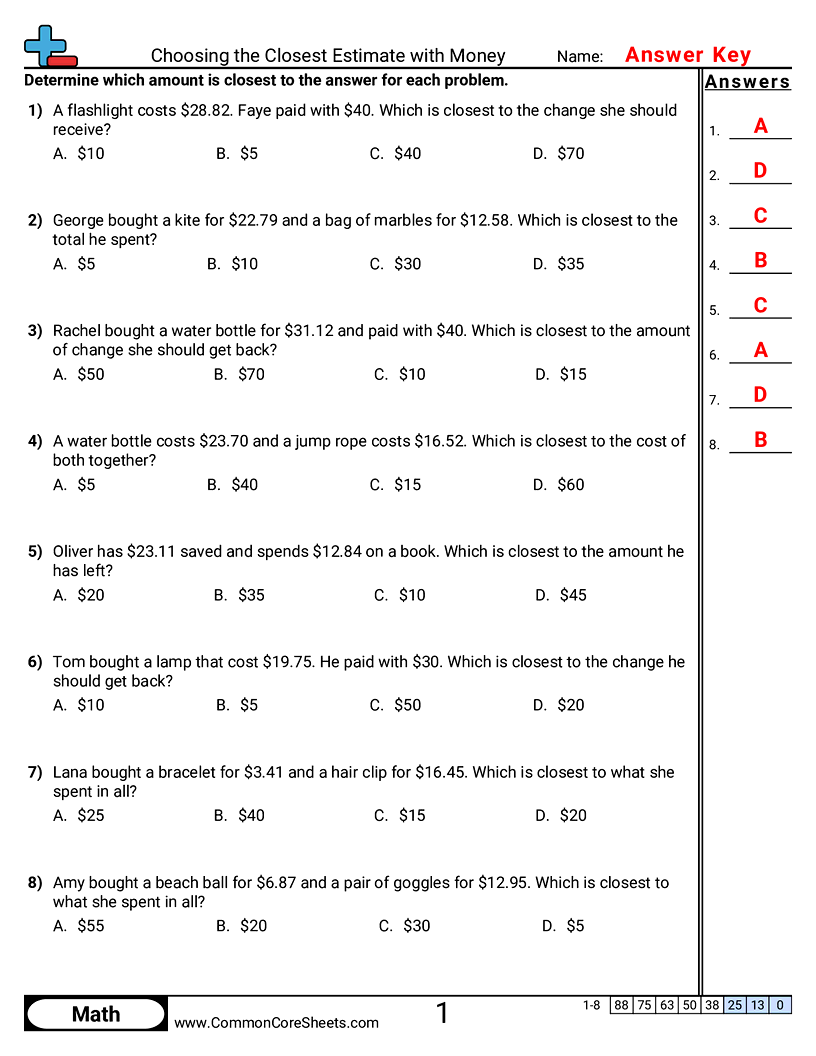 Related worksheet