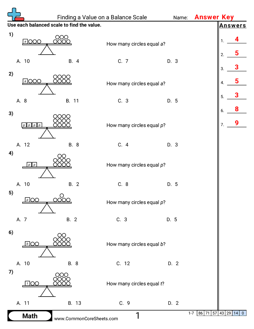 Related worksheet