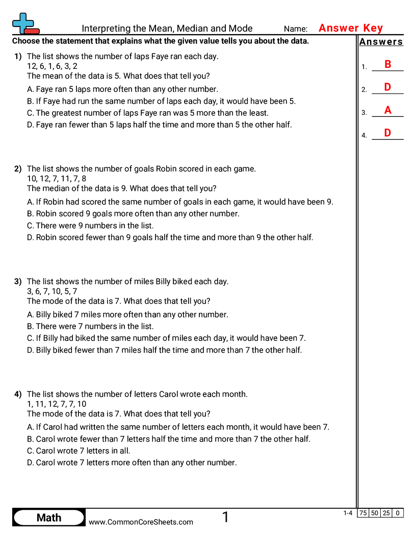 Related worksheet